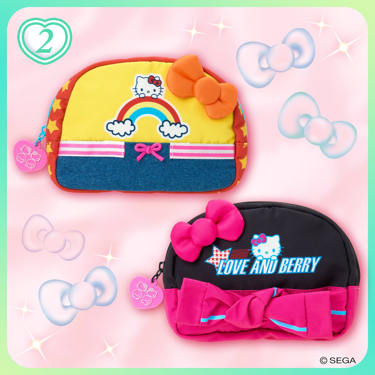 Sanrio Pouch (Love and Berry: Dress Up and Dance! x Hello Kitty)