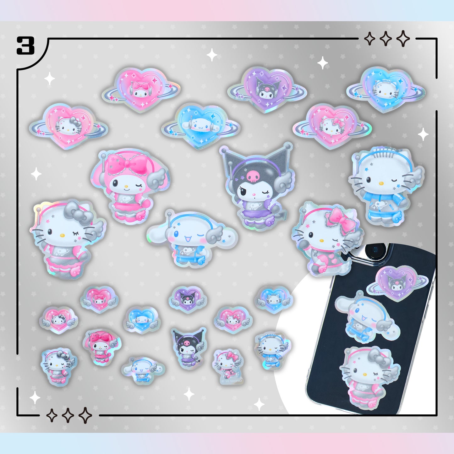 Sanrio Sticker Set (Tokimeki Planet)