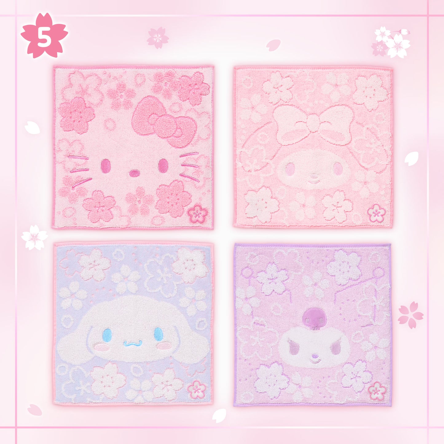 Sanrio Petit towel (Cherry Blossom)
