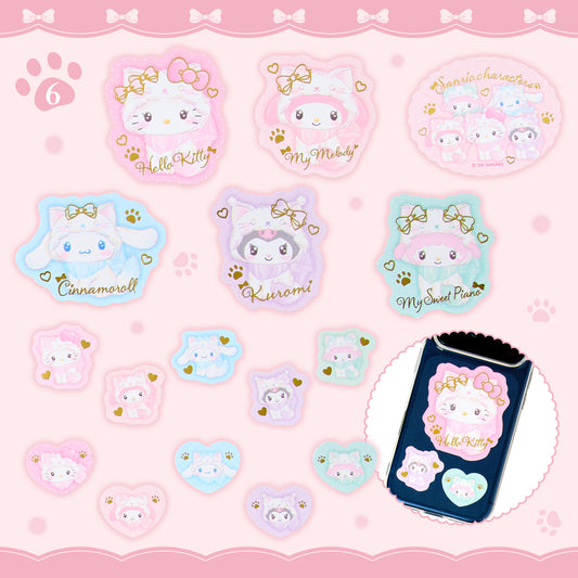 Sanrio Sticker Set (Milky Kitten)