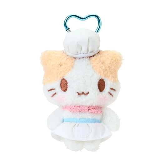 Sanrio Mashumaromitaina fuwa fuwa nyanko mascot with carabiner (Cook)