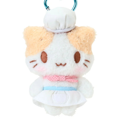 Sanrio Mashumaromitaina fuwa fuwa nyanko mascot with carabiner (Cook)