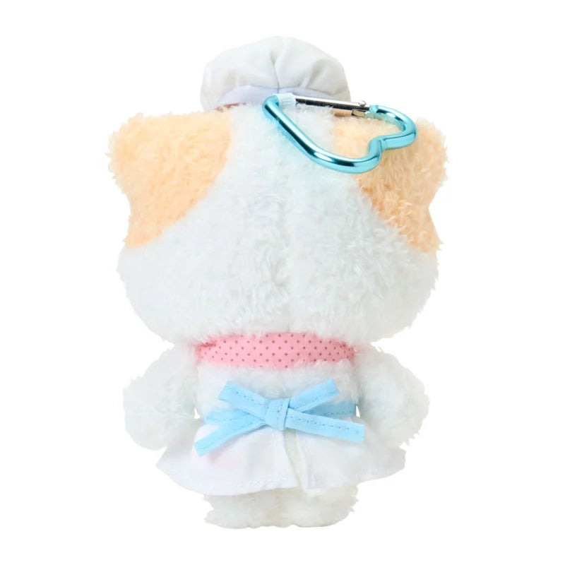 Sanrio Mashumaromitaina fuwa fuwa nyanko mascot with carabiner (Cook)