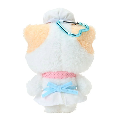 Sanrio Mashumaromitaina fuwa fuwa nyanko mascot with carabiner (Cook)