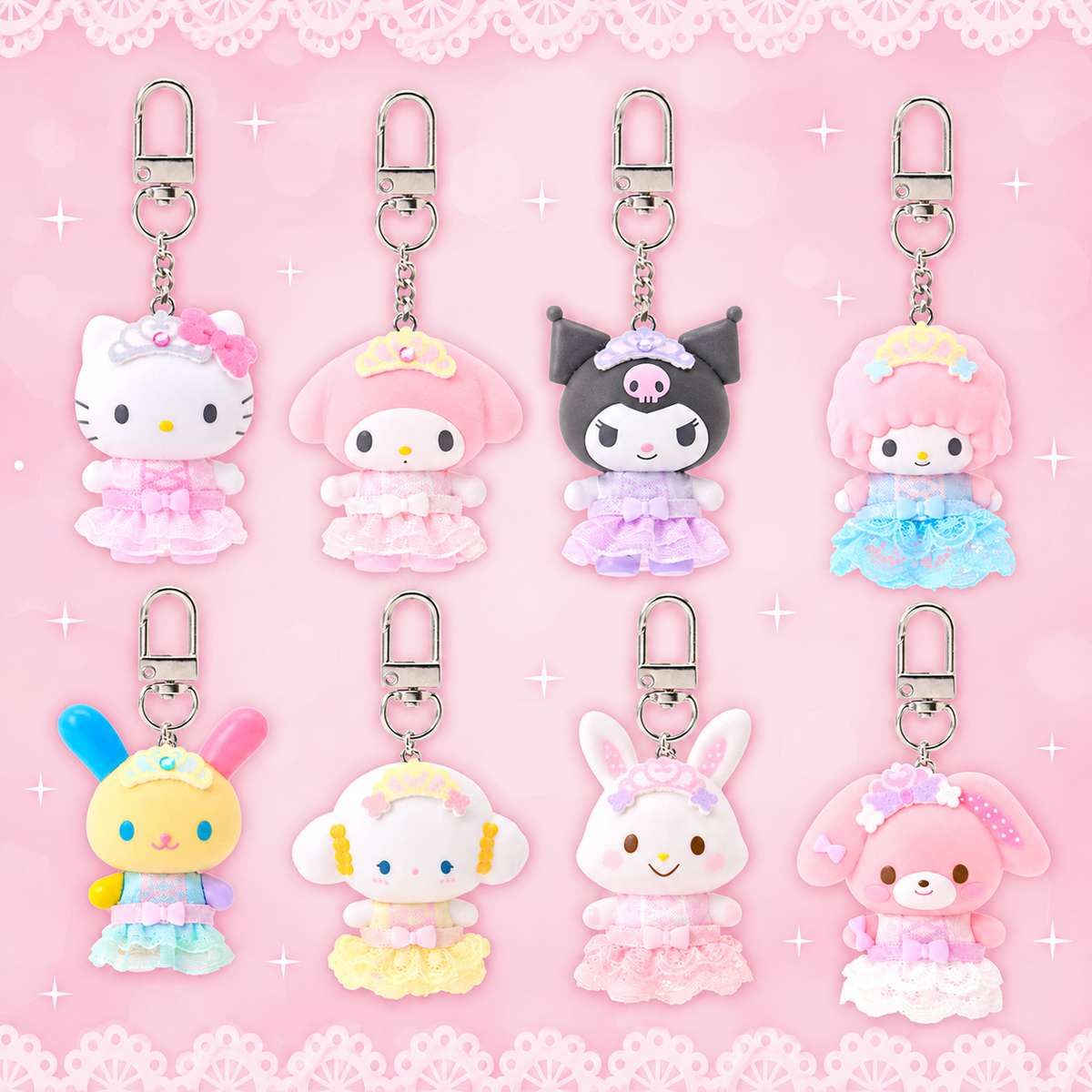 Sanrio Character Keychain Ballerina Blind Box (Chibittomo)