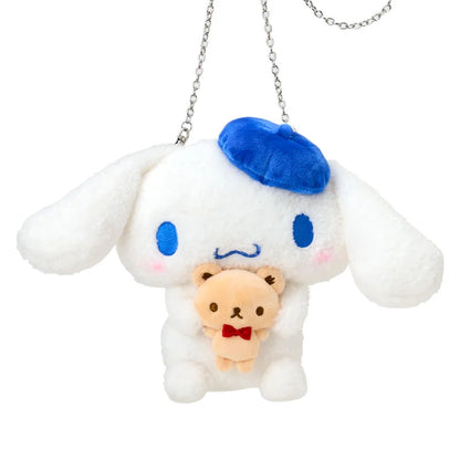 Sanrio Cinnamoroll Character-shaped shoulder bag (with Mr. Bear)