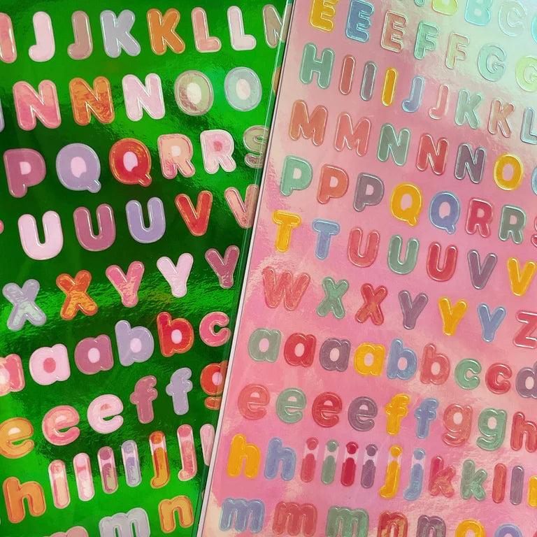 Aurora Alphabet Sticker