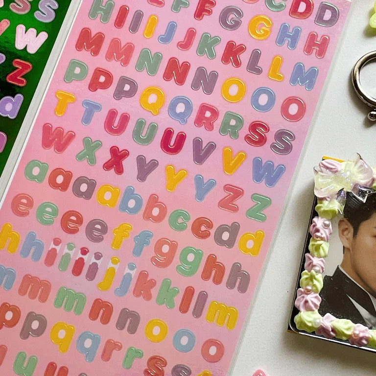 Aurora Alphabet Sticker