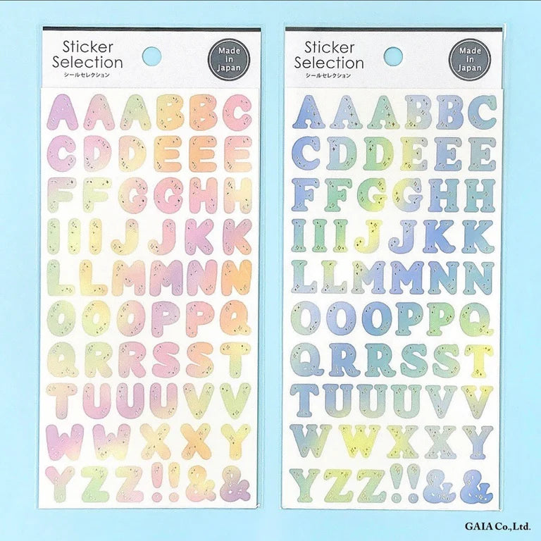 Big Alphabet Sticker