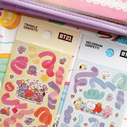 BT21 Diary Confetti Sticker
