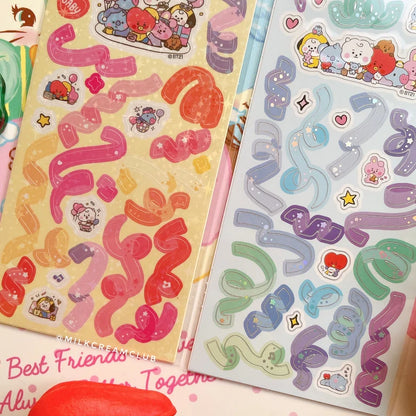 BT21 Diary Confetti Sticker