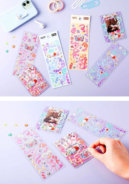 BT21 Diary Confetti Sticker