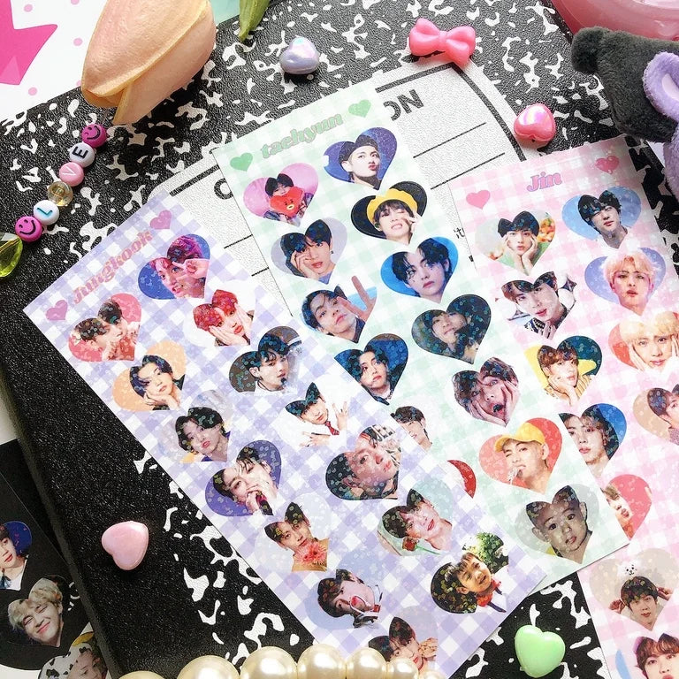 BTS Heart Sticker