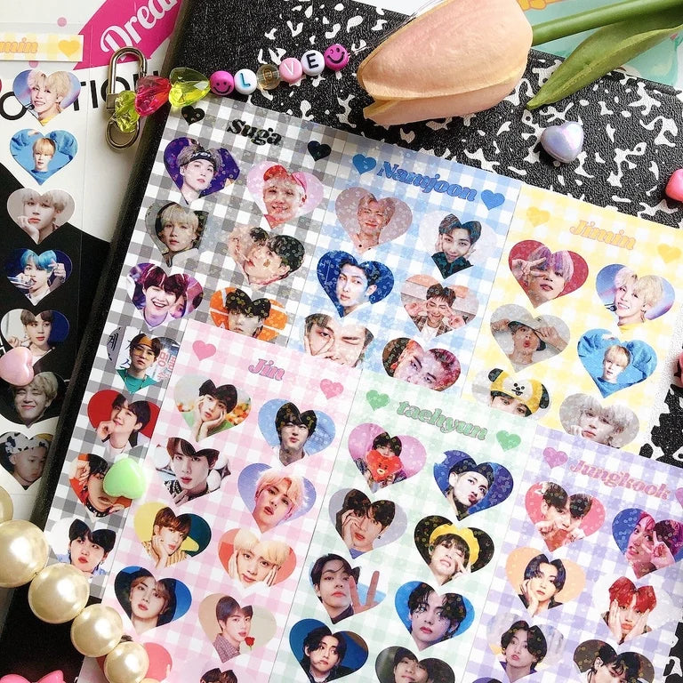 BTS Heart Sticker