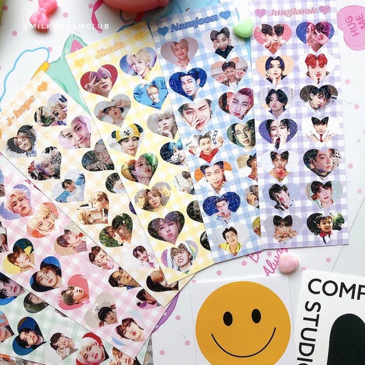 BTS Heart Sticker