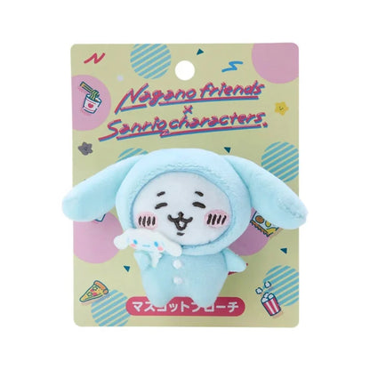 Cinnamoroll  Nagano friends mascot brooch (Chiikawa)