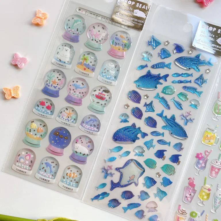 Epoxy Drop Seal Sticker