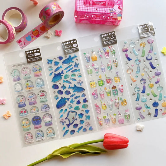Epoxy Drop Seal Sticker