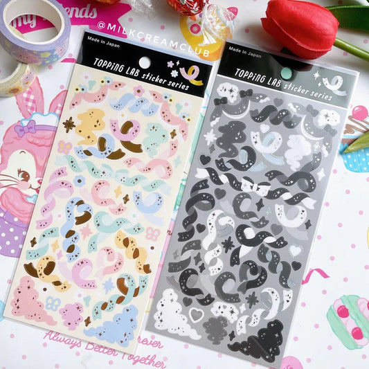Foiled Ribbon Sticker