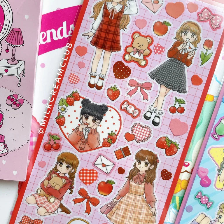 Girly Chick Sticker