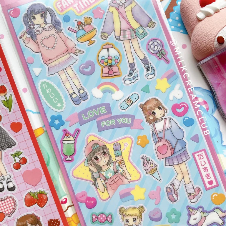 Girly Chick Sticker