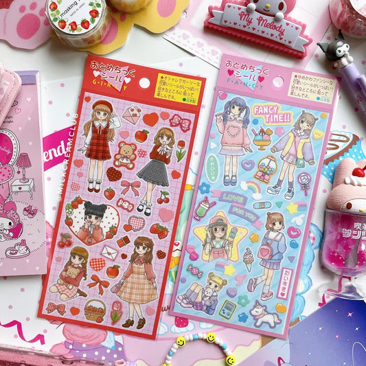 Girly Chick Sticker