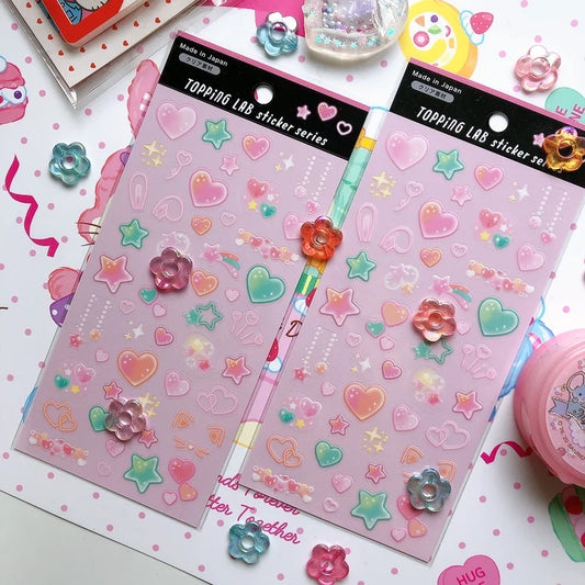 Kira Kira Heart (Pink) Sticker
