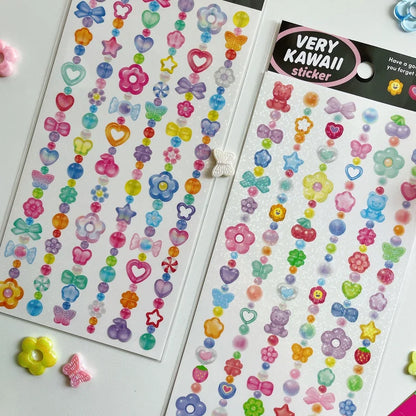 Milky Beads Sticker