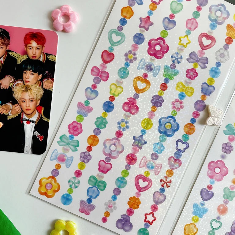 Milky Beads Sticker