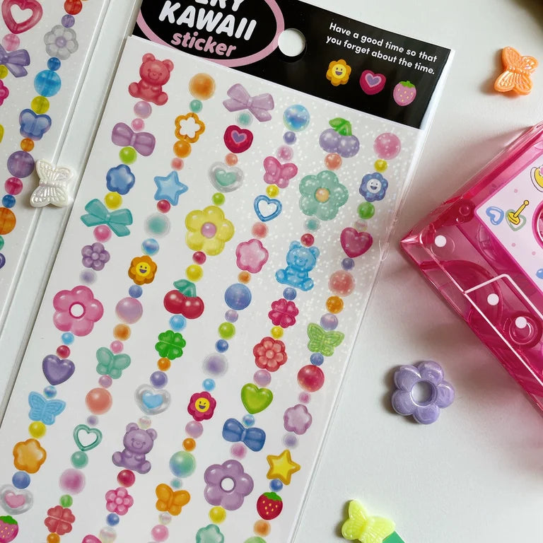Milky Beads Sticker