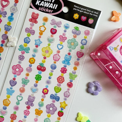 Milky Beads Sticker