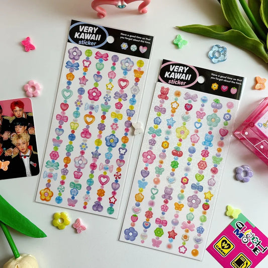 Milky Beads Sticker