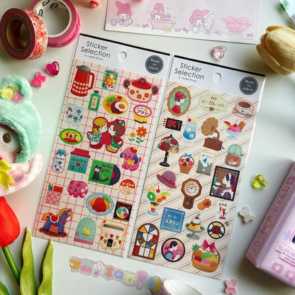 Retro Room/Cafe Sticker