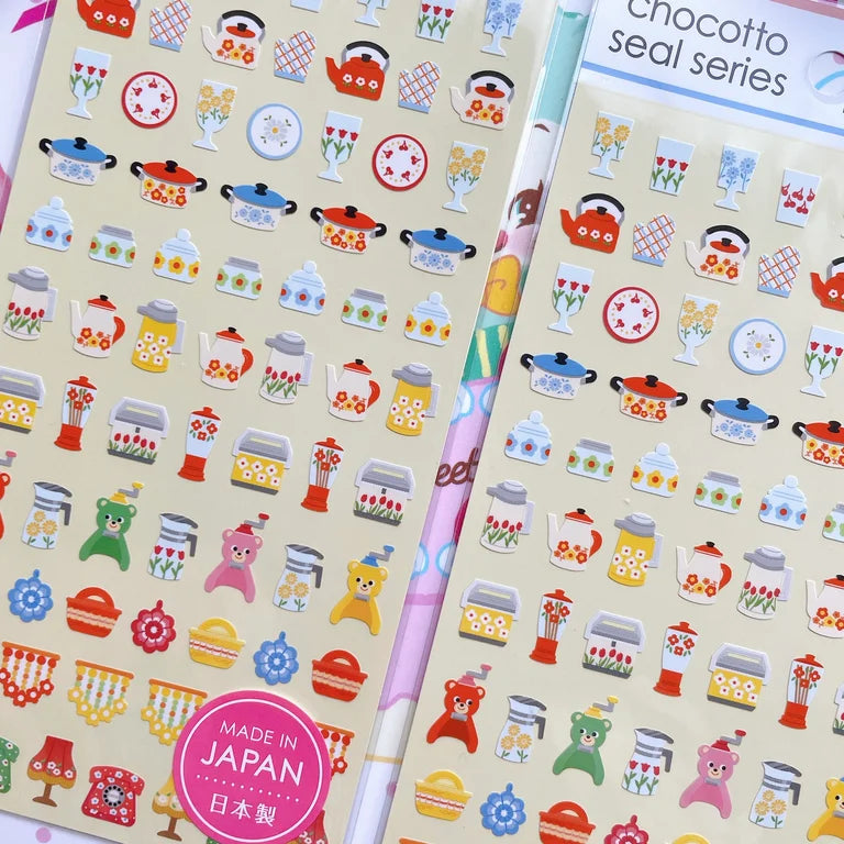 Retro Tableware Sticker