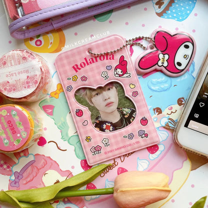 rolarola × my melody photocard holder (Pink)