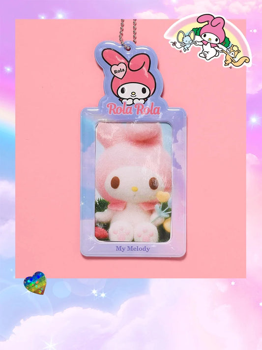 rolarola × my melody photocard holder (Rainbow)