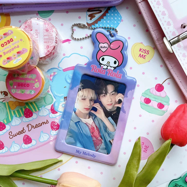rolarola × my melody photocard holder (Rainbow)