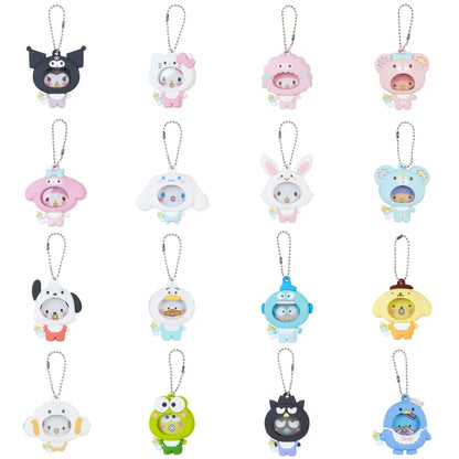 Sanrio Characters Mascot with photo badge Blind Box (16types)
