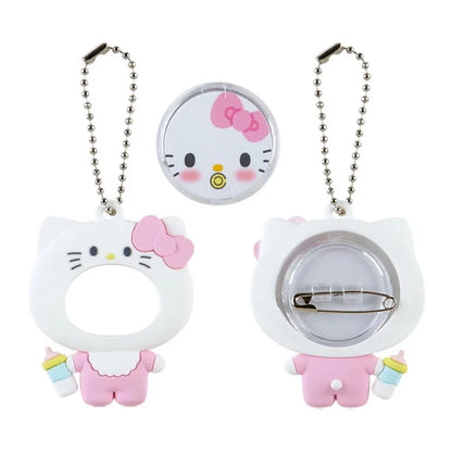 Sanrio Characters Mascot with photo badge Blind Box (16types)