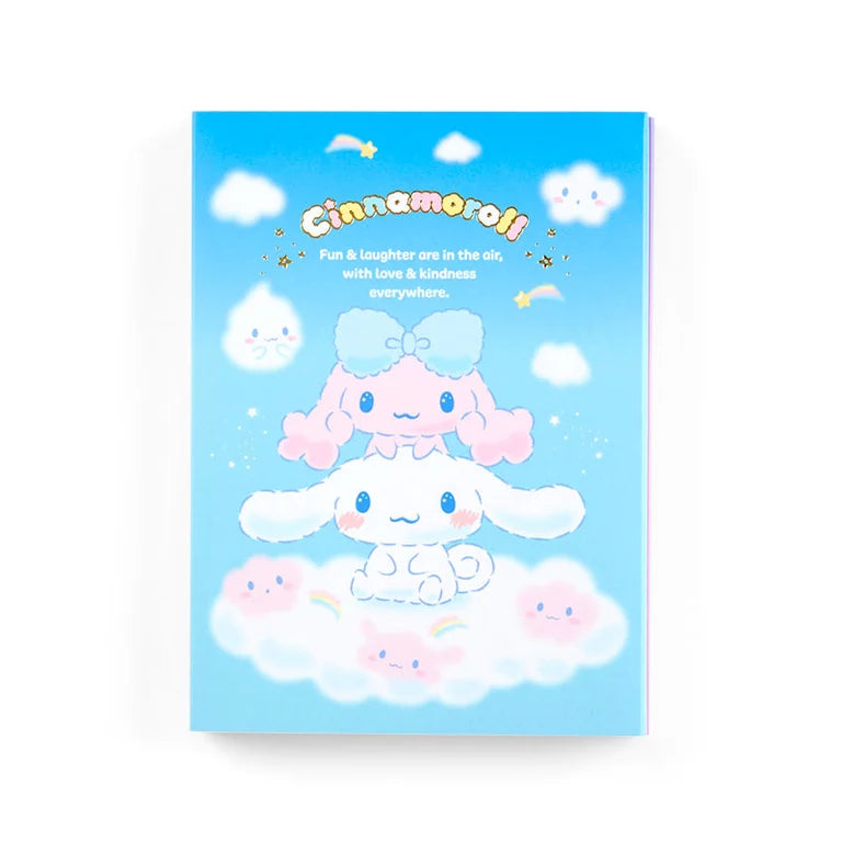 Sanrio Cinnamoroll PetaPeta Memo Pad (Cinnamon & Poron and Cloud Sibling)