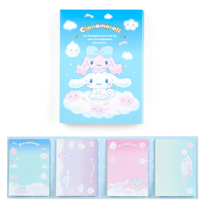 Sanrio Cinnamoroll PetaPeta Memo Pad (Cinnamon & Poron and Cloud Sibling)