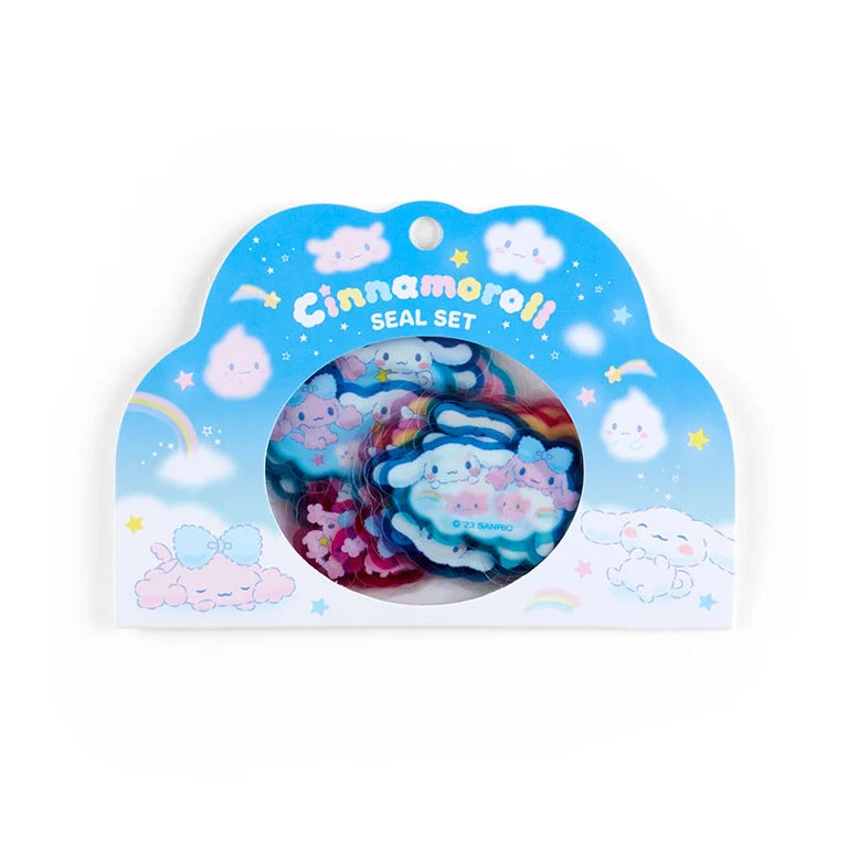 Sanrio Cinnamoroll Seal Sticker Set (Cinnamon & Poron and Cloud Sibling)