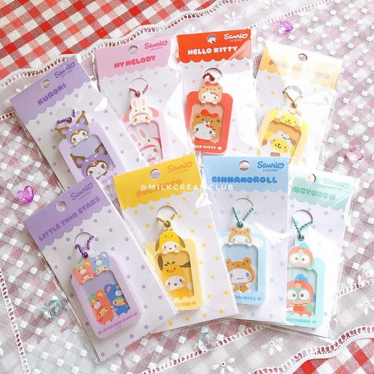 Sanrio Costume ID photo Holder Keyring
