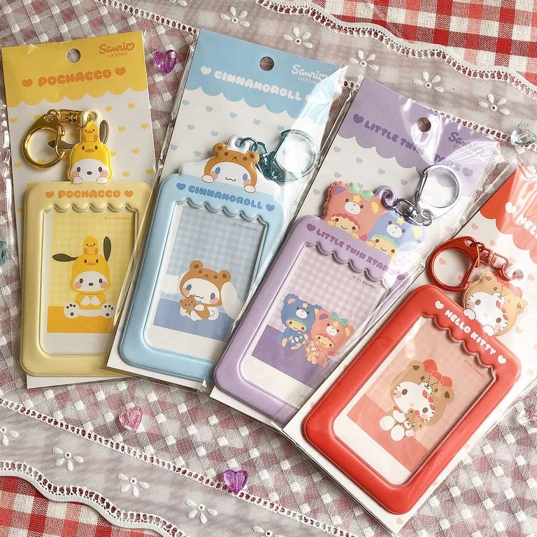 Sanrio Costume Photocard Holder Keyring
