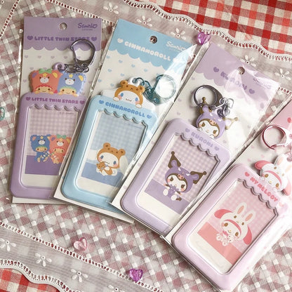Sanrio Costume Photocard Holder Keyring