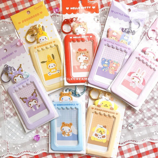 Sanrio Costume Photocard Holder Keyring