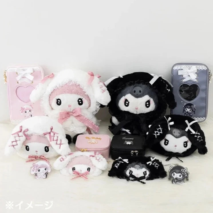 Sanrio Face-shaped pass & card case (Moonlight Melokuro)