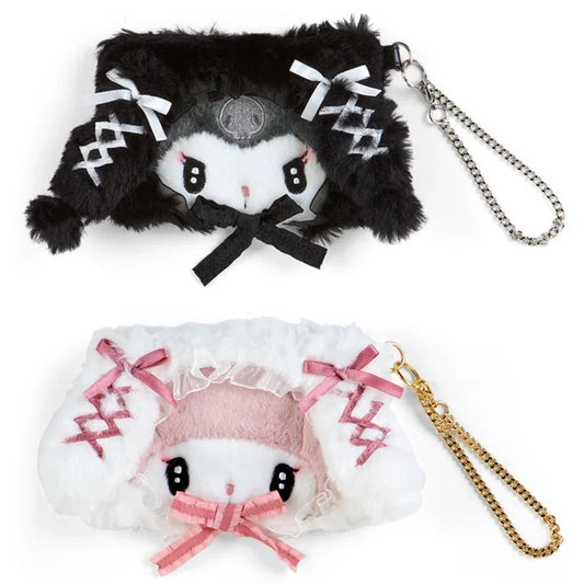 Sanrio Face-shaped pass & card case (Moonlight Melokuro)