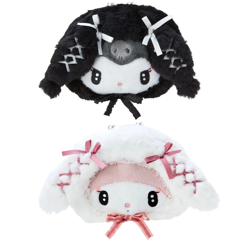 Sanrio Face-shaped pouch (Moonlight Melokuro)
