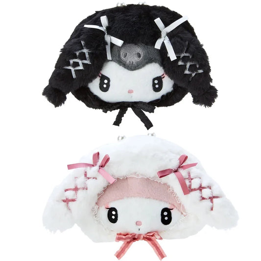 Sanrio Face-shaped pouch (Moonlight Melokuro)